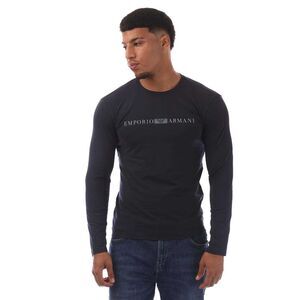 Emporio Armani Mens Long-Sleeved T-Shirt / Navy